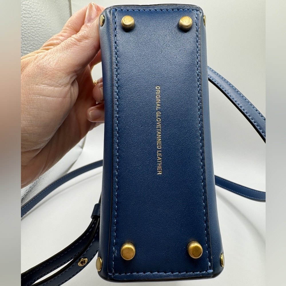 COACH Mini Cashin Tote with Rivets Crossbody Strap - Picture 8 of 17